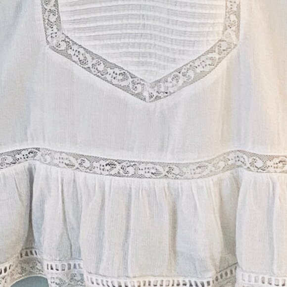 Zadig & Voltaire Camil Camisole, White lace summer blouse, Size Medium - Picture 4 of 9